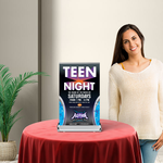 Teen Night Retractable Tabletop Banner