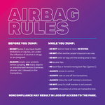 AirBag Rules - 2 Ft Square Sign