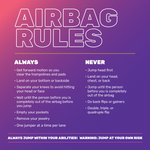 AirBag Rules-General - 2 Ft Square Sign