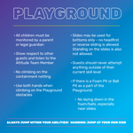 Playground Rules-General - 2 Ft Square Sign