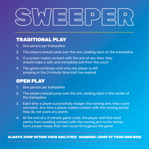 Sweeper Rules - 2 Ft Square Sign