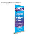 New Monthly Membership Retractable Banner
