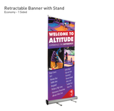 Welcome Attractions Retractable Banner