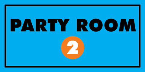 Party Room 2 Sign