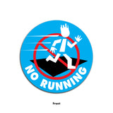 No Running Safety Decal