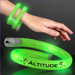 Flashing Altitude LED Tube Coil Bracelets