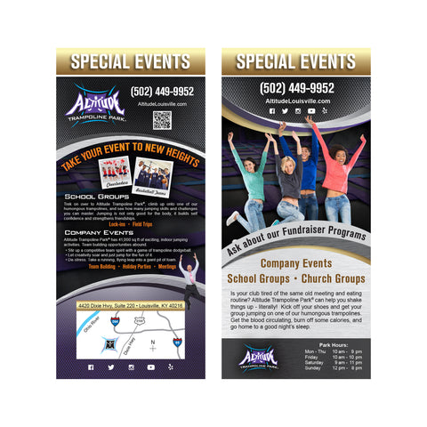 Special Events Rack Cards