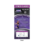 Fitness Classes Rack Cards