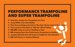 Performance and Super Trampolines Rules Sign