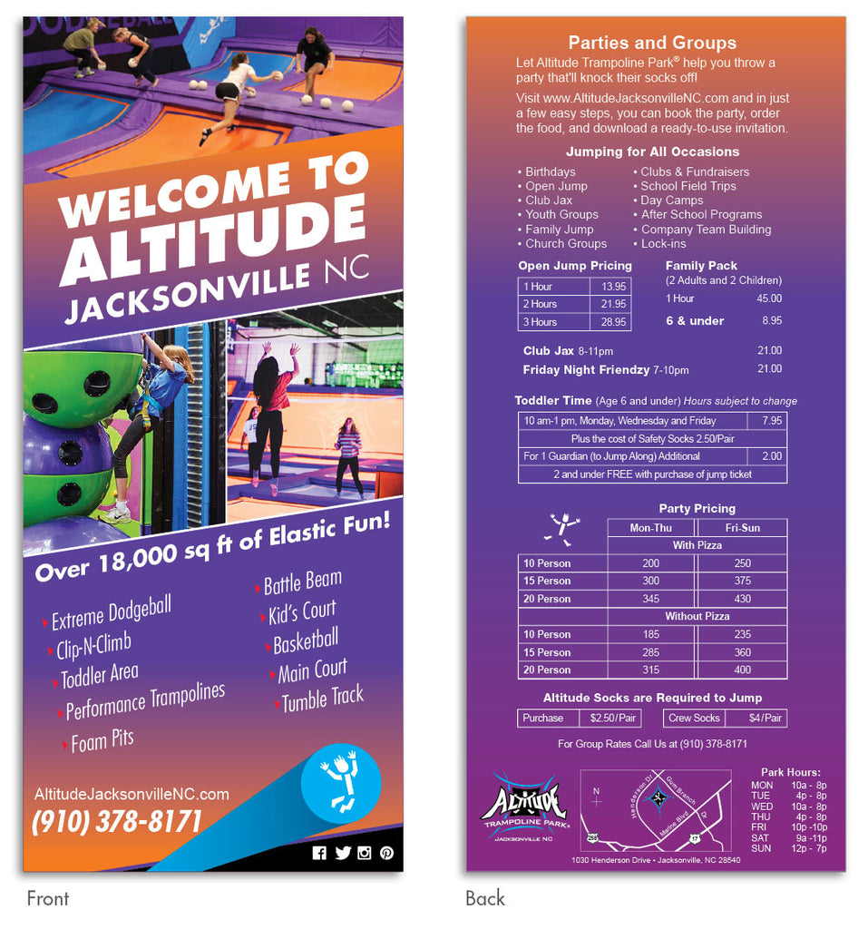 General Park Info Rack Cards – Order Cdesigns