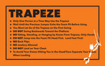 Trapeze Rules Sign