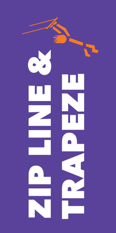 Zip Line & Trapeze Banner
